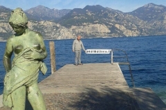 Lac de garde en Italie